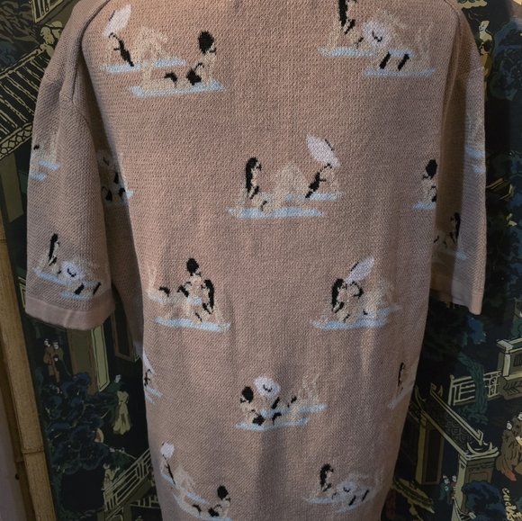 Lost In Paradise Free Planet Polyester Casual Button Down Sweater XL - Picture 6 of 8